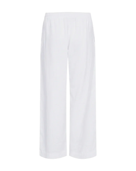 Free bukser_leggiens_shorts Freequent - Lava hørbukser ankel, hvid - 124620