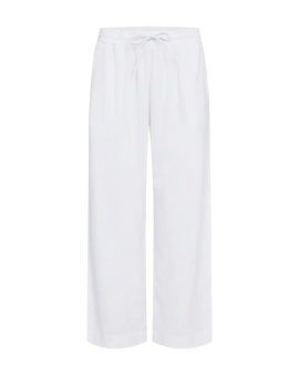 Free bukser_leggiens_shorts Freequent - Lava hørbukser ankel, hvid - 124620
