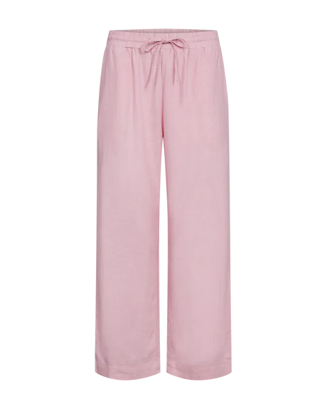 Free bukser_leggiens_shorts Freequent - Lava hørbukser ankel, rosa - 124620