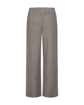 Free bukser_leggiens_shorts Freequent - Lava hørbukser, morel melange - 127405