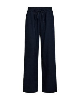 Free bukser_leggiens_shorts Freequent - Lava hørbukser, navy - 127405