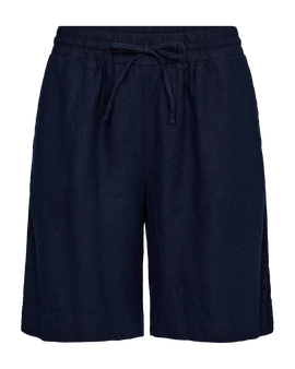 Free bukser_leggiens_shorts Freequent - Lava hørshorts, blå - 204168