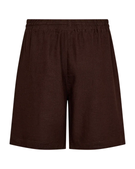 Free bukser_leggiens_shorts Freequent - Lava hørshorts, brun - 204168