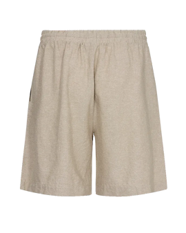 Free bukser_leggiens_shorts Freequent - Lava hørshorts, sand melange - 204168