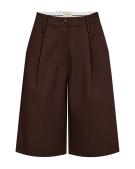 Free bukser_leggiens_shorts Freequent - Maeve shorts, brun - 207180