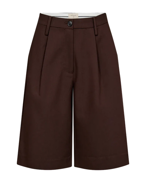 Free bukser_leggiens_shorts Freequent - Maeve shorts, brun - 207180