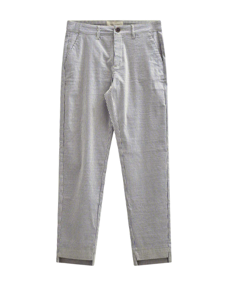 Free bukser_leggiens_shorts Freequent - Rex bukser, hvid og blå - 203847