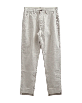 Free bukser_leggiens_shorts Freequent - Rex bukser, hvid og brun - 203847