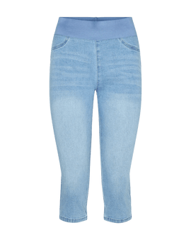 Free bukser_leggiens_shorts Freequent - Shantal capri denim buks - 118454