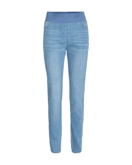 Free bukser_leggiens_shorts Freequent - Shantal denimbukser, light blue - 11299