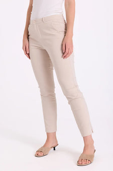 Free bukser_leggiens_shorts Freequent - Solvej ankelbukser, beige - 121742