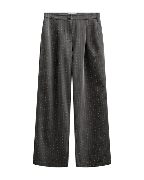 Free bukser_leggiens_shorts Freequent - Widy bukser, grå med glimmer - 206601