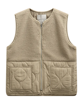 Free jakker_blazere_veste Freequent - Amra vest, sand - 207536