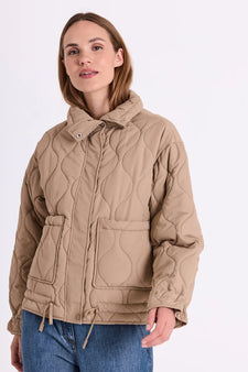 Free jakker_blazere_veste Freequent - Blob jakke, sand - 203625