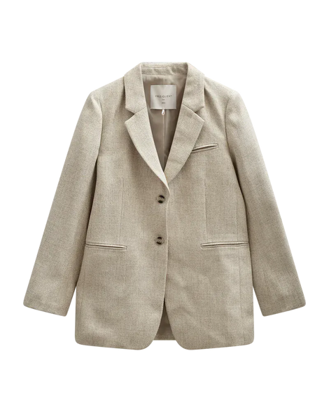 Free jakker_blazere_veste Freequent - Lydia blazer, beige - 207821