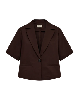 Free jakker_blazere_veste Freequent - Maeve blazer, brun - 208324