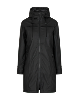 Free jakker_blazere_veste Freequent - Rain regnjakke, sort - 200222