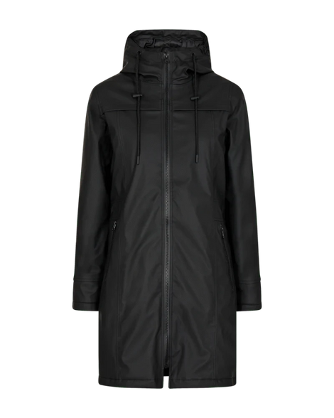 Free jakker_blazere_veste Freequent - Rain regnjakke, sort - 200222