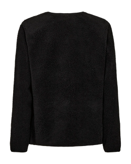 Free jakker_blazere_veste Freequent - Teddyjakke, sort - 207623 10