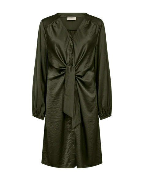 Free kjoler_nederdele Freequent - Dove kjole, kombu green - 207580