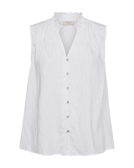 Free t-shirts_toppe Freequent - Ally top, hvid - 204376