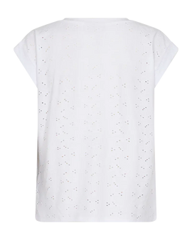 Free t-shirts_toppe Freequent - Blond t-shirt, hvid - 126782