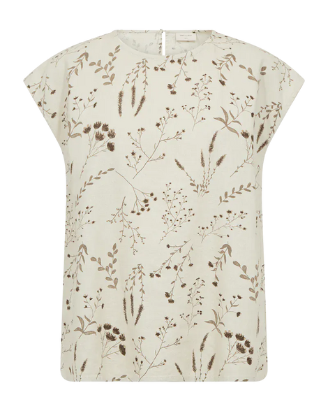 Free t-shirts_toppe Freequent - Laluna bluse, beige - 207917