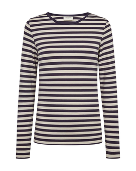 Free t-shirts_toppe Freequent - Langærmet t-shirt, lilla - 207833