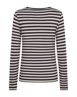 Free t-shirts_toppe Freequent - Langærmet t-shirt, lilla - 207833