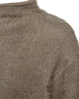 Free trøje_strik_cardigan Freequent - Cat pullover, morel - 206735