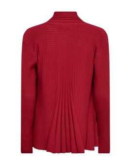 Free trøje_strik_cardigan Freequent - Claudisse cardigan, rød - 112879