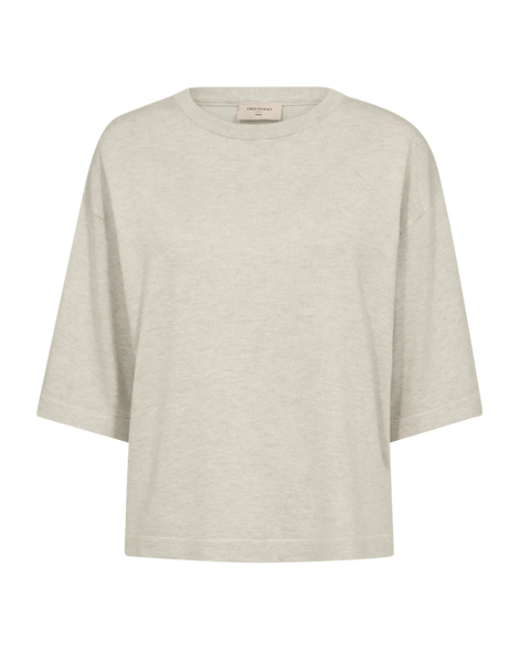 Free trøje_strik_cardigan Freequent - Conny pullover, beige - 206757