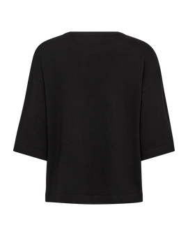 Free trøje_strik_cardigan Freequent - Conny pullover, sort - 206757
