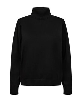 Free trøje_strik_cardigan Freequent - Katie strik, sort - 211812