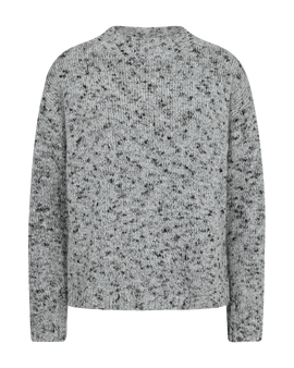 Free trøje_strik_cardigan Freequent - Strik, sort/hvid - 205194