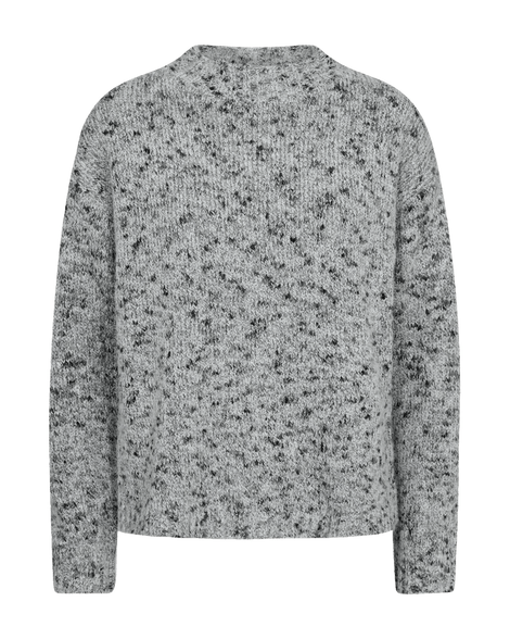 Free trøje_strik_cardigan Freequent - Strik, sort/hvid - 205194