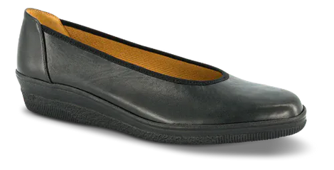 Gabor flade sko Gabor - Damesko, sort skind - 06400