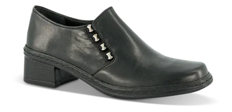 Gabor sko med hæl Gabor- Damesko, sort skind - 04443