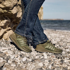 Green Comfort flade sko Green Comfort - Track N' Trail Thea damesko, olive - 231005Q62