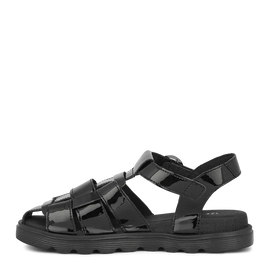 Green Comfort sandaler lav hæl Green Comfort - Allow Ada damesandal, sort lak - 422022Q40