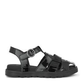 Green Comfort sandaler lav hæl Green Comfort - Allow Ada damesandal, sort lak - 422022Q40