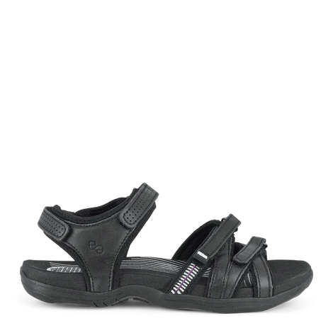 Green Comfort sandaler lav hæl Green Comfort - Corsica caia damesandal, sort - 421020Q30