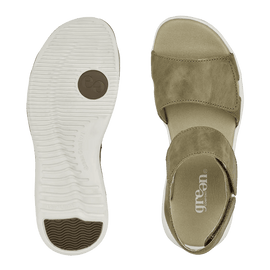 Green Comfort sandaler lav hæl Green Comfort - Leaf Lucy damesandal, grøn - 422004Q30