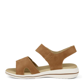 Green Comfort sandaler lav hæl Green Comfort - Leaf Lucy damesandal, sand - 422004Q30