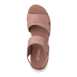 Green Comfort sandaler lav hæl Green Comfort - Leaf Lulu damesandal, rose - 422004Q48