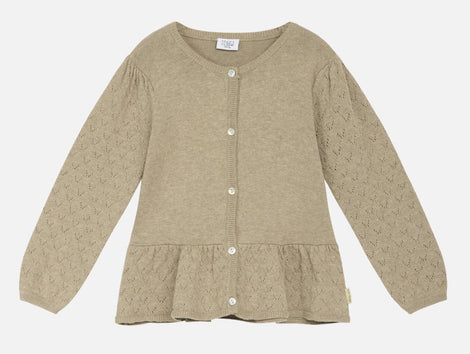 Hust and Claire trøjer_t-shirts_strik_cardigan Hust&Claire - Caimie cardigan, sand - 49344169-3354