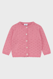 Hust and Claire trøjer_t-shirts_strik_cardigan Hust&Claire - Cardigan, pink - 59344302 4304