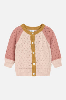 Hust and Claire trøjer_t-shirts_strik_cardigan Hust&Claire - Cardigan, rosa - 49334001-3322