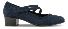 Jana sko med hæl Jana - Damesko, blå - 8-24363-42
