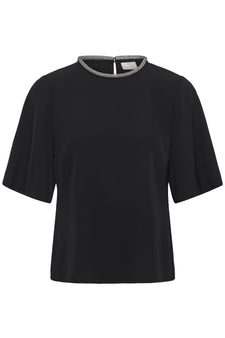 Kaffe bluser_skjorter Kaffe - Alia bluse, sort - 10512589